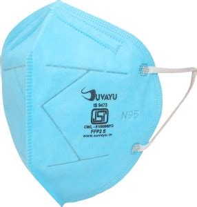 Suvayu BIS Certified (ISI Marked) FFP2 S Mask (N95)| Ear-loop model SV ...