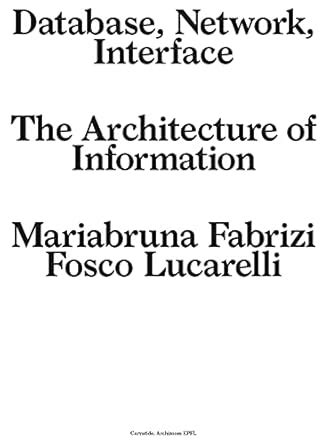 Buy Database. Network.Interface. The architecture of information Book ...