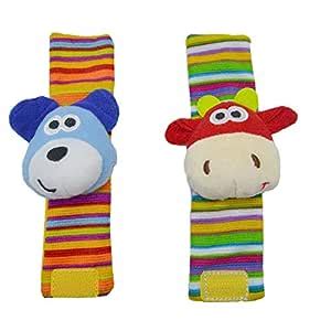 Buy ShiningLove Toys for Baby Gifts, 1PC/Set Wrist Rattle Educational ...