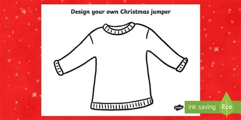 Christmas Jumper Design CfE Worksheet