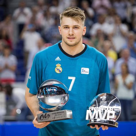 Download Luka Doncic MVP Award Wallpaper | Wallpapers.com