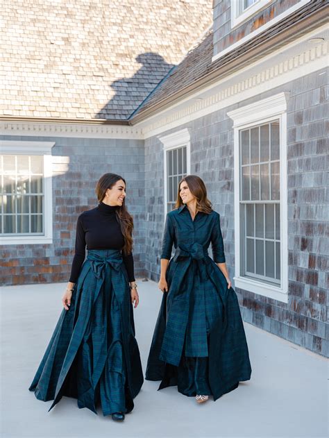 Effortlessly Elegant Gown - Black Watch Tartan — Luciana Emilia