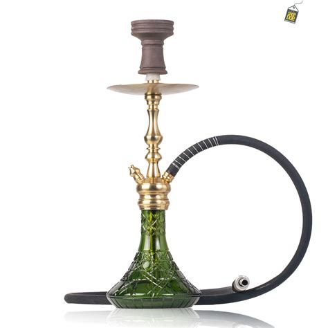 Buy COCOYAYA Simba Hookah - Light Green Base/Golden Stem – shopdop.in