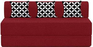 SLEEP ZONE 3 Seater Double Foam Fold Out Sofa Cum Bed Price in India ...