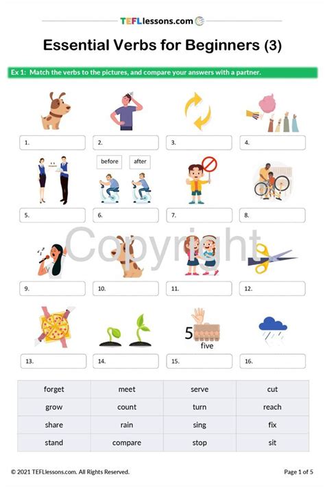 English Verbs for Beginners 的图像结果