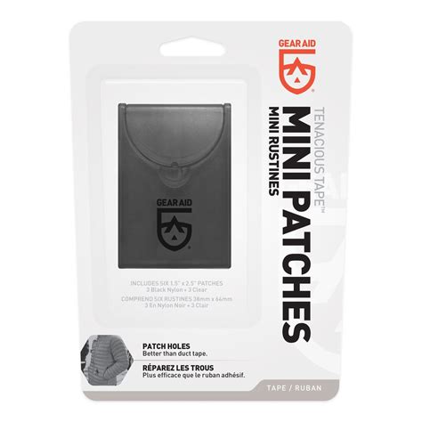 PARCHES DE REPARACION TENACIOUS TAPE™ MINI REPAIR PATCHES GEAR AID ...