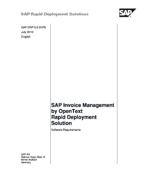 Fillable Online websmp208 sap-ag SAP Service Marketplace - SAP Invoice ...
