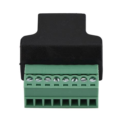 RJ45 Female to 8 Pin Screw Terminal Adaptor