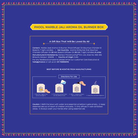 Phool Marble Jali Aroma Oil Burner