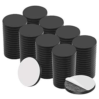 Flexible Magnetic Dot with Self Adhesive, 120 PCS Round Small Magnetic ...