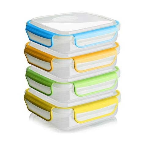Amazon.com: Snap Fresh - 4 Pack of Fun Size Sandwich Containers (450 ml ...