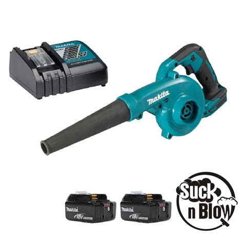 Makita DUB185Z 18V Cordless Blower Cum Vacuum PLUS 2 X 18V 5.0AH LI-ION ...