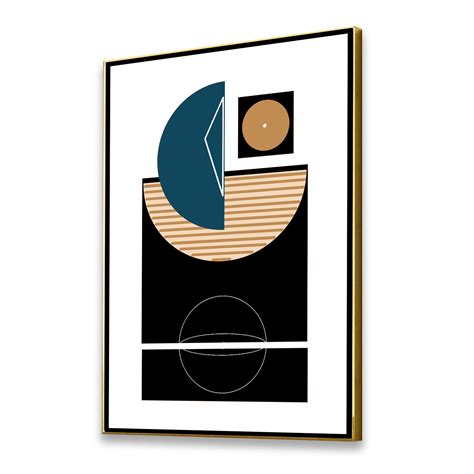 Modern Black and Blue Abstract Canvas Printed Wall Painting – Nestroots