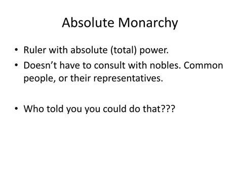 Image result for Absolute Monarchy Explained