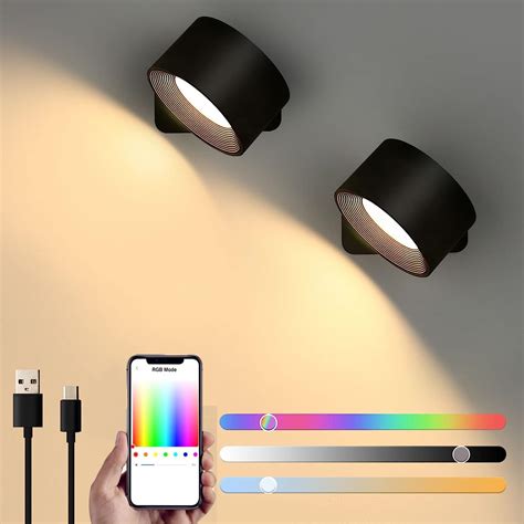 Lightess Dimmable LED Wall Sconces with Rechargeable India | Ubuy