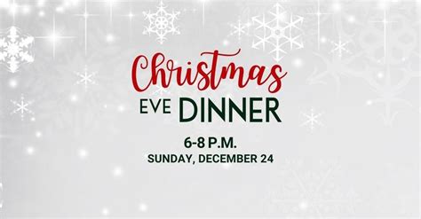 Christmas Eve Dinner, Olivet Lutheran Church, Fargo, 24 December 2023 ...
