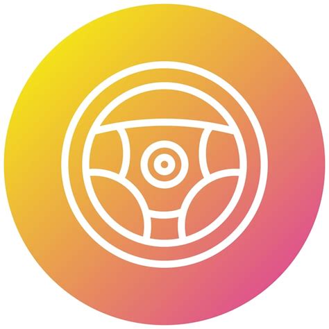 Steering wheel vector icon design illustration | Premium Vector