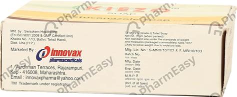 Kiezo 1 %W/W Soap (75): Uses, Side Effects, Price & Dosage | PharmEasy