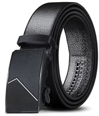 Buy ZORO Vegan Leather Belt for Men | Formal/Casual | Black | Fits on ...
