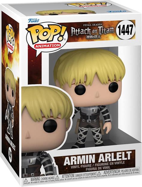 Funko Pop! Animation: AOT - Armin Arlert - 1/6 Quote Für Seltene Chase ...