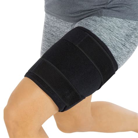 Buy Vive Thigh Brace - Hamstring Quad Wrap - Adjustable Compression ...