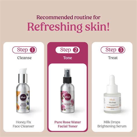 Buy Vilvah rosewater toner online for skin problems
