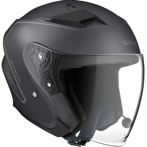 Buy Sena Outstar Open Face Helmet with Integrated Bluetooth Intercom ...