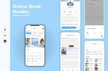 Image result for Book Reader App UI/UX