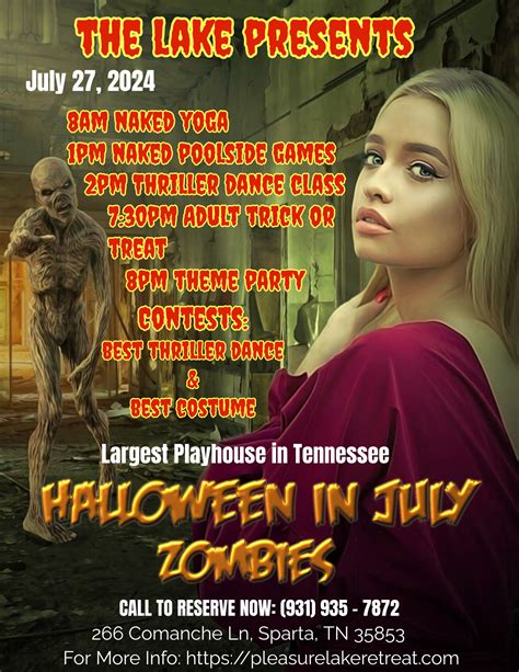 Halloween in July | Zombies - Pleasure Lake Retreat