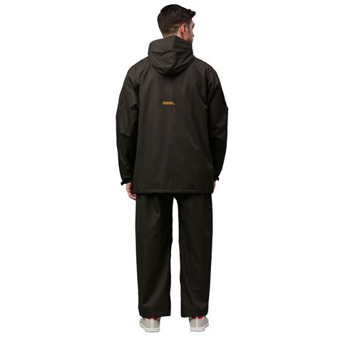 ZEEL Mens Raincoat with Adjustable Hood |Raincoat for Men | Waterproof ...