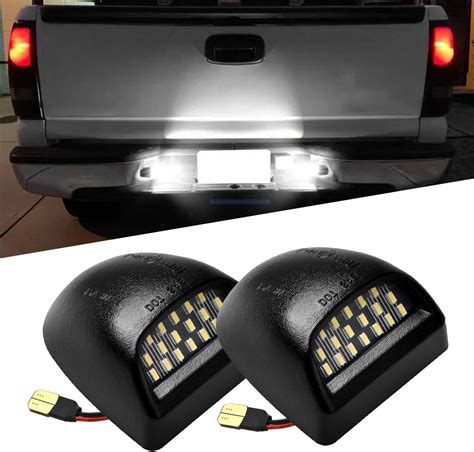 Amazon.com: LESAUCE Full LED License Plate Light for Cadillac Escalade ...
