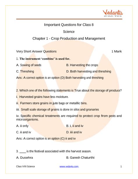 Image result for Class 8 Science Chapter 1 Important Questions