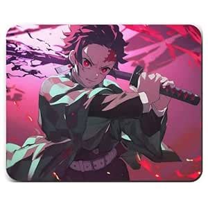 Zentora Tanjiro Kamado Mouse Pad - 9x7.5 Anime Hero Graphic - Fluid ...