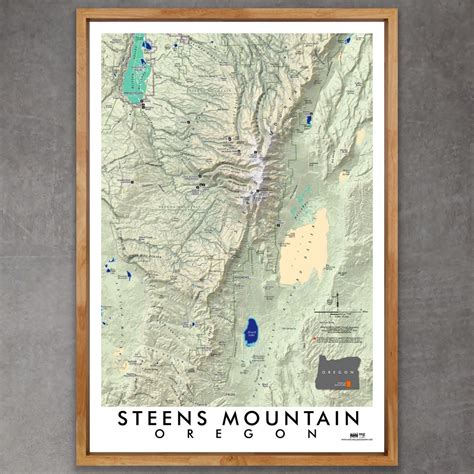 Steens Mountain Oregon Map — Mitchell Geography