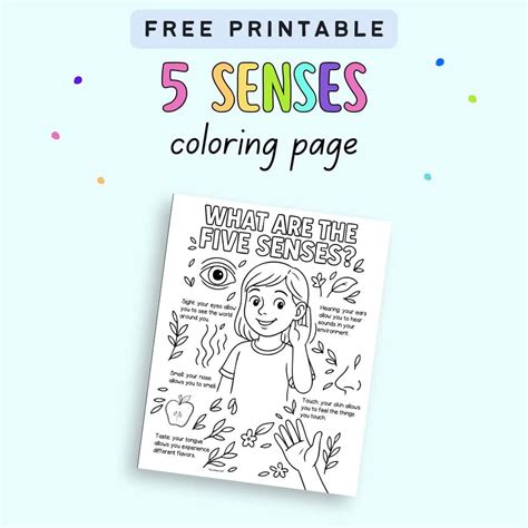Sensory Coloring Pages