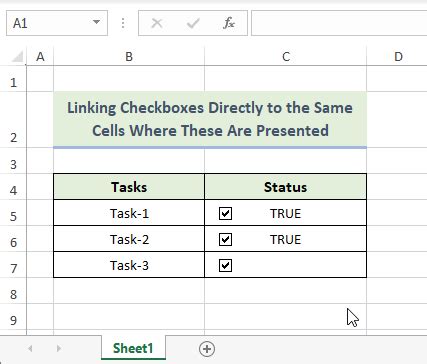 Image result for Link Multiple Checkboxes Using Format Control