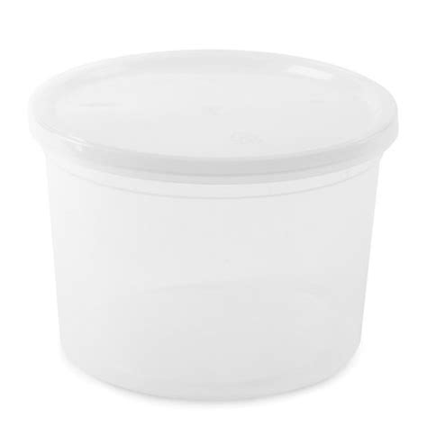 Buy Nicole Fantini Deli Containers with Lids 64oz. Leakproof 10 Sets ...