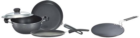 Buy Prestige Omega Select Plus Residue Free Non-Stick Kitchen Set, 3 ...