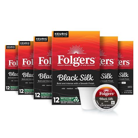 Snapklik.com : Folgers Black Silk Dark Roast Coffee