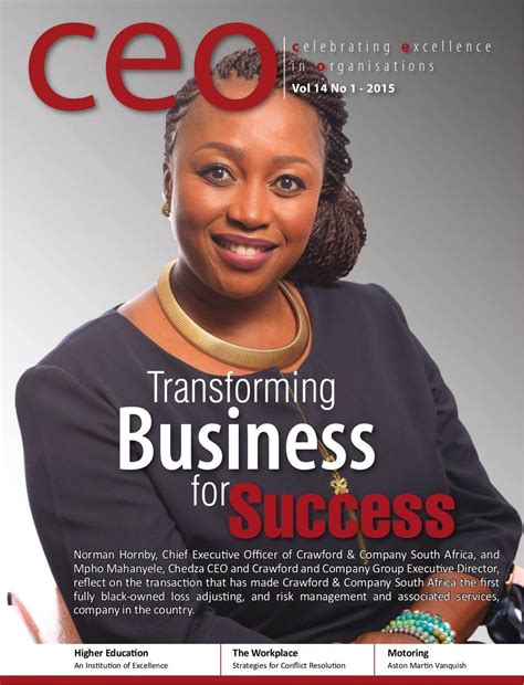 Get digital access to CEO Magazine South Africa - Issue 01, 2015 issue ...