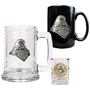 NCAA Purdue Boilermakers 15-Ounce Tankard, 15-Ounce Ceramic Mug & 2 ...