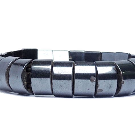 SATYAMANI Natural Energized Original Magnetite Flat Bracelet (Pack of 1 ...