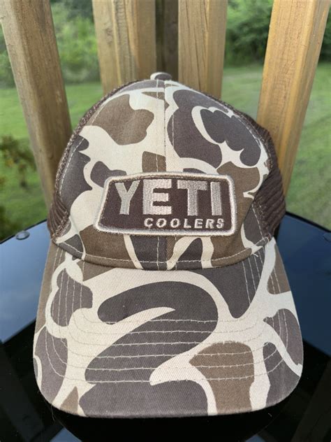 YETI Coolers CAMO Mesh Snapback Trucker Hat/ Hunting … - Gem