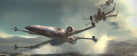 Epic X-Wing HD Wallpaper from Star Wars: The Force Awakens