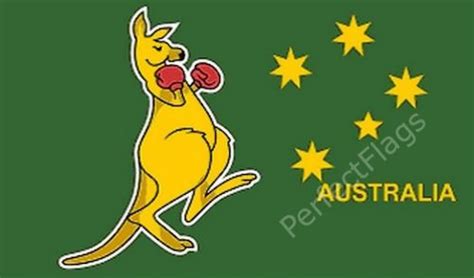 KANGAROO AUSTRALIA FLAG - AUSSIE BOXING ANIMAL - India | Ubuy