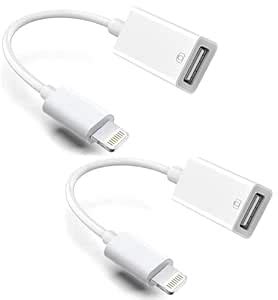 Apple MFi Certified Lightning to USB Camera Adapter, 2-Pack USB 3.0 OTG ...
