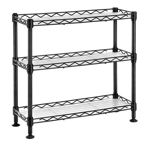 Buy SONGMICS 3-Tier Adjustable Storage Shelving Unit, Spice Rack with ...