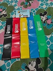 FEGSY Resistance Loop Exercise Bands for Squats, HIPS, Legs, Butt ...