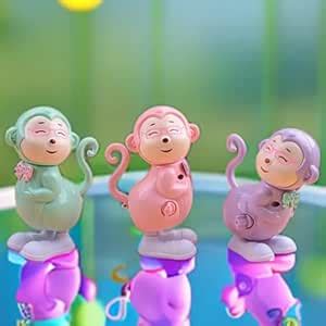 MINNA BAZZAR Wind Up Animal Toys Jumping Monkey and go Animal Toys ...