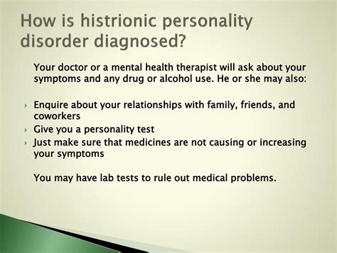 PPT - Histrionic Personality Disorder PowerPoint Presentation, free ...